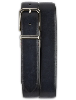 Reversible Leather-Look Stretch Belt