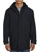 Paris Water Resistant Hooded Overcoat