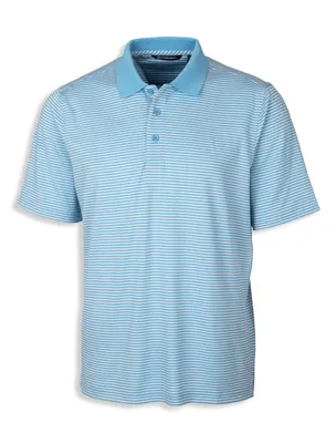 CB DryTec Stripe Stretch Polo Shirt