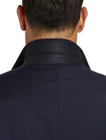 Mini Grid Stretch Suit Jacket