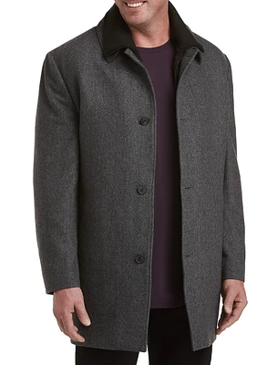 Herringbone Zale Overcoat