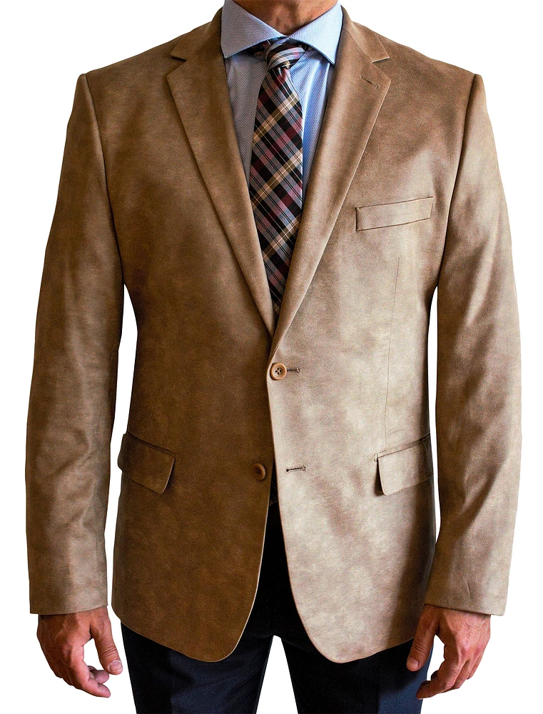 Faux-Suede Sport Coat