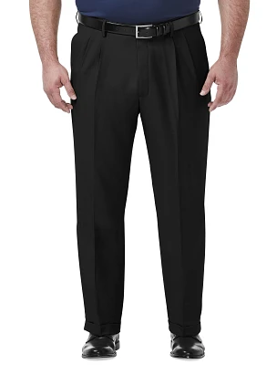 Premium Comfort 4-Way Stretch Pleated Dress Pants