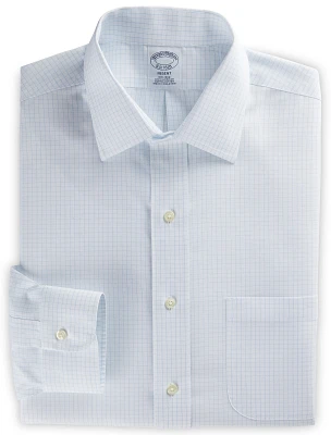 Brooks Brothers Checkered Graph Dress Shirt