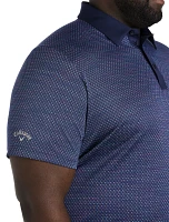 Oxford Geometric Jacquard Golf Polo Shirt