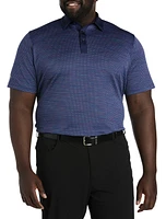 Oxford Geometric Jacquard Golf Polo Shirt