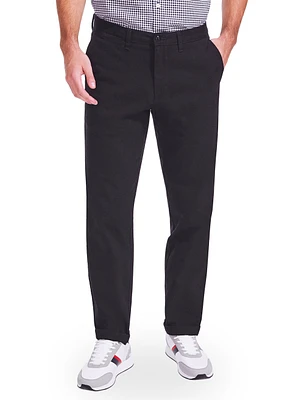 Flat-Front Twill Pants