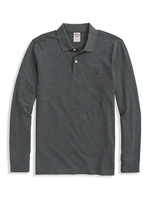 Piqué Long-Sleeve Polo Shirt