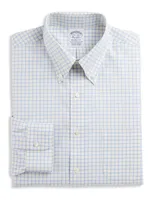 Non-Iron Stretch Grid Dress Shirt