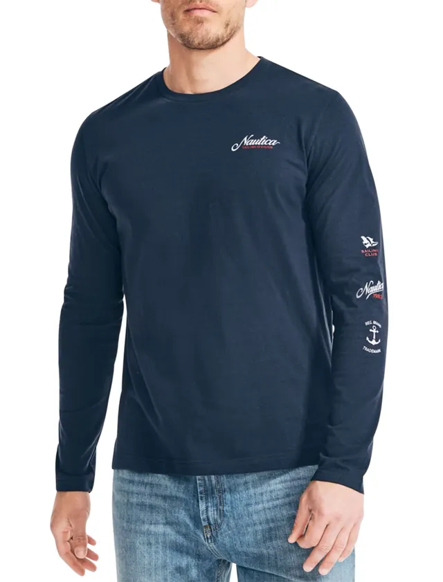 Nautical Series Graphic Nautica Logo Long Sleeve Shirt