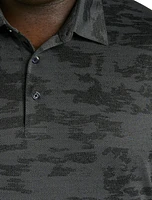 Digital Camo Jaquard Polo Shirt