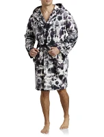 Tie-Dye Hooded Robe