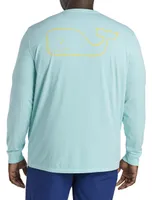 Vintage Whale Long-Sleeve Graphic Tee