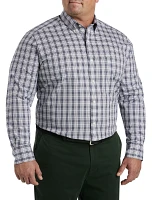 Plaid Stretch Poplin Sport Shirt