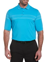 Birdseye Stripe Polo Shirt