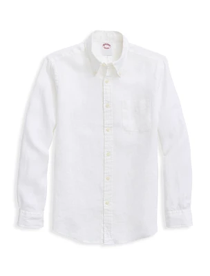 Solid Irish Linen Sport Shirt