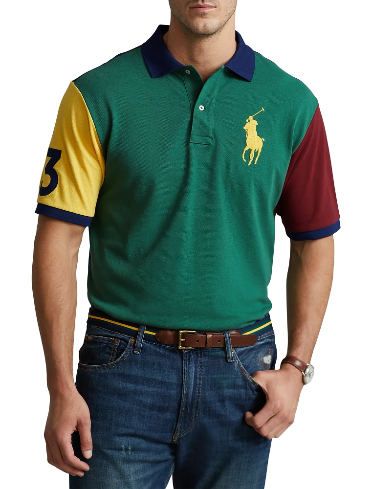 Big Pony Colorblock Polo Shirt