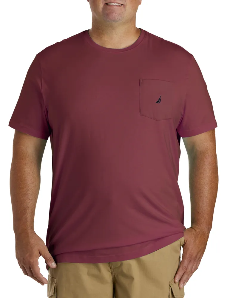 Solid Crewneck Pocket T-Shirt
