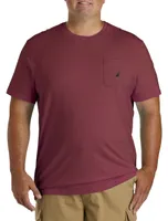 Solid Crewneck Pocket T-Shirt