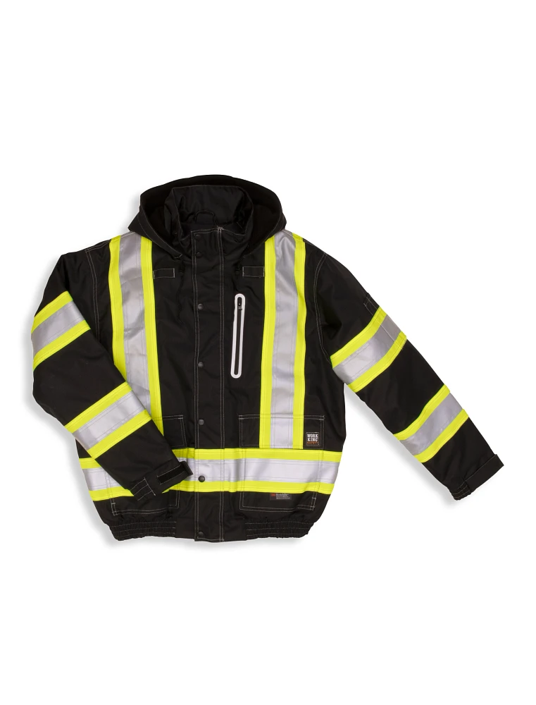 Tough Duck Hi-Visibility Safety Bomber Jacket