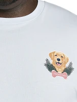 Long-Sleeve Holiday Puppy T-Shirt