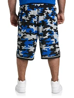 Performance Camo Zipper-Pocket Shorts