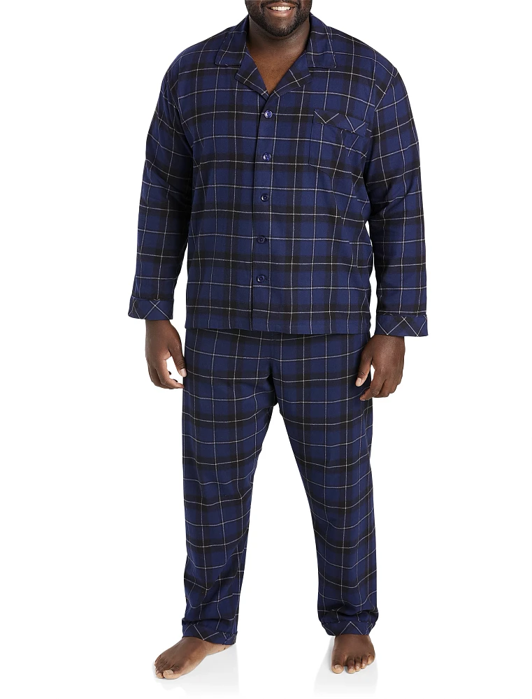 Plaid Flannel Pajama Set