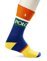 2-pk Logo Striped Socks