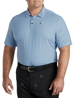 Heritage Micro-Geometric Golf Polo Shirt