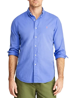 Garment-Dyed Oxford Sport Shirt