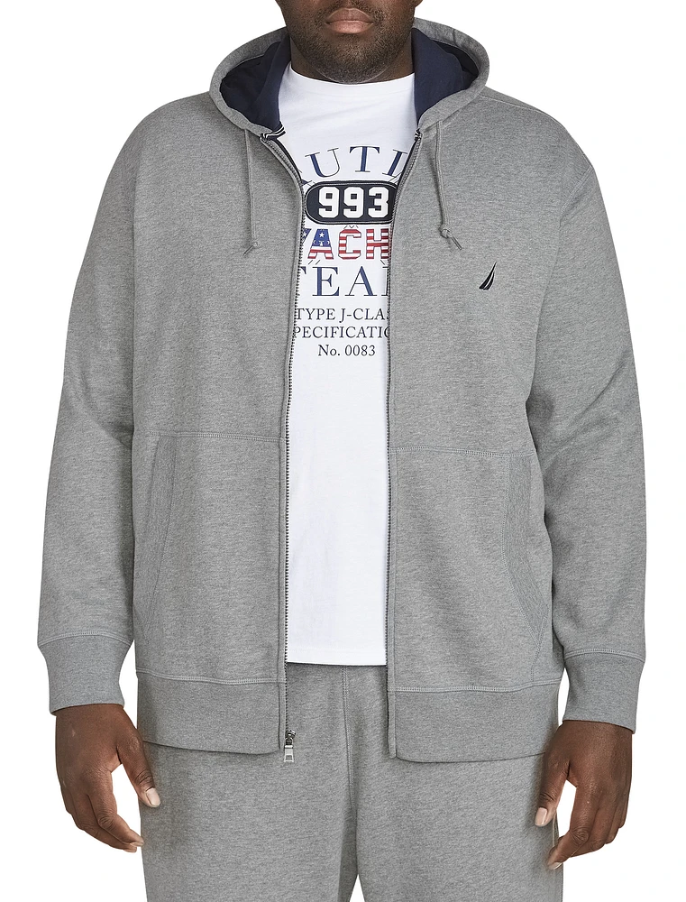 Full-Zip Fleece Hoodie