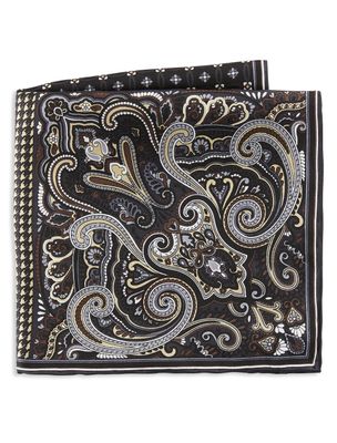 Paisley Houndstooth Pocket Square
