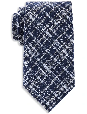 Designed Italy Abstract Plaid Tie