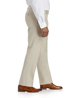 Linen-Blend Suit Pants