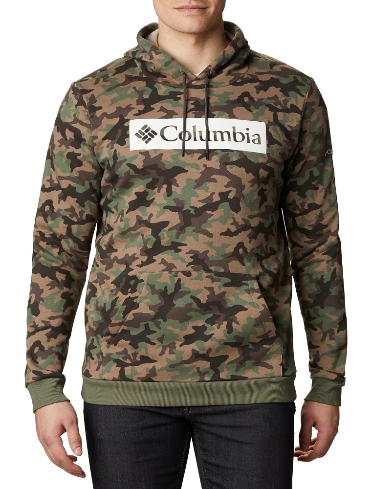 Camo Print Logo Hoodie