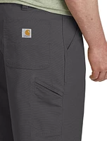 Rugged Flex Relaxed-Fit Canvas Cargo Shorts