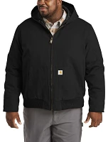 Loose-Fit Washed Duck Insulated Jacket