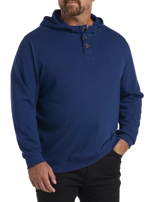 Soft-Wash Henley Hoodie