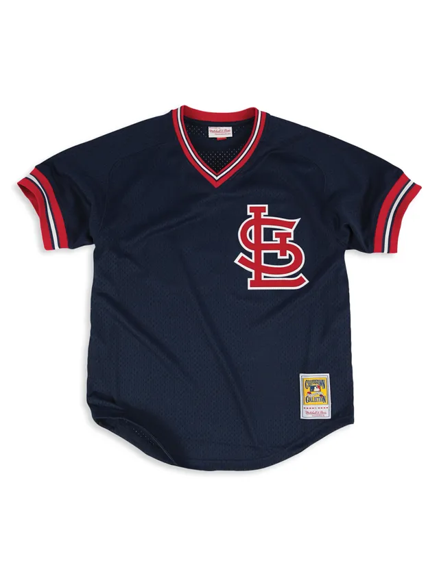 Lids Chipper Jones Atlanta Braves Mitchell & Ness Cooperstown Collection  Mesh Batting Practice Button-Up Jersey - Navy