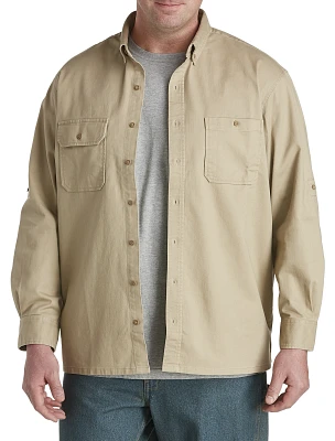 Roll-Sleeve Work Shirt