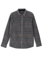 Glacier Striped Superfleece Flannel Overshirt