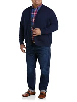 V-Neck Fleece Cardigan