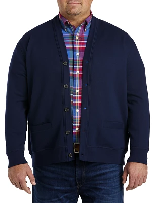 V-Neck Fleece Cardigan