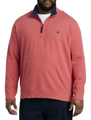 Sueded Jersey 1/2-Zip Sweater
