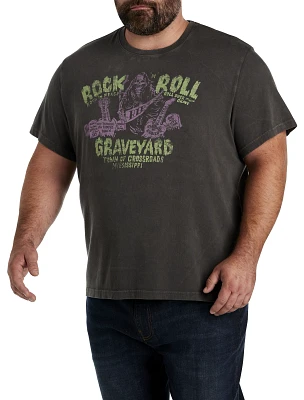 Rock and Roll Graveyard Graphic Tee