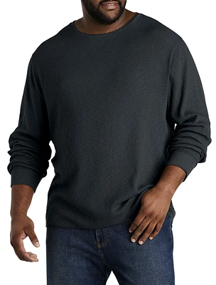 Waffle-Knit Thermal Long-Sleeve T-Shirt