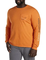 Whale Long-Sleeve Pocket T-Shirt