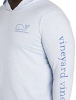 Long-Sleeve Vintage Whale Hoodie T-Shirt