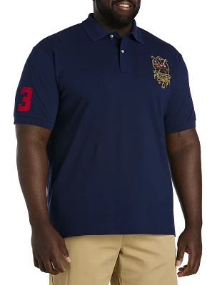 Triple-Pony Mesh Polo Shirt