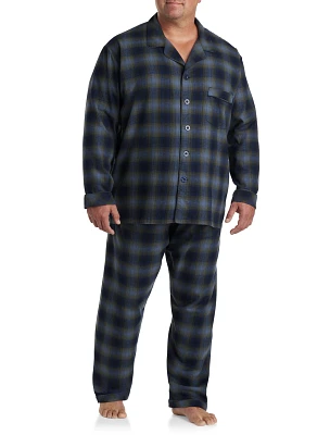 Summit Mountain Plaid Flannel Pajama Set
